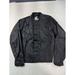 Speed And Strength Jacket‎ Mens XL Black Nylon Full Zip Motorcycle Riding Gear